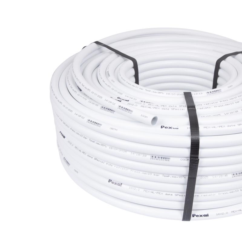 Труба металопластикова PEXAL PERT/AL/PERT 16х2 мм, 100 м SD300W16 — фото 3