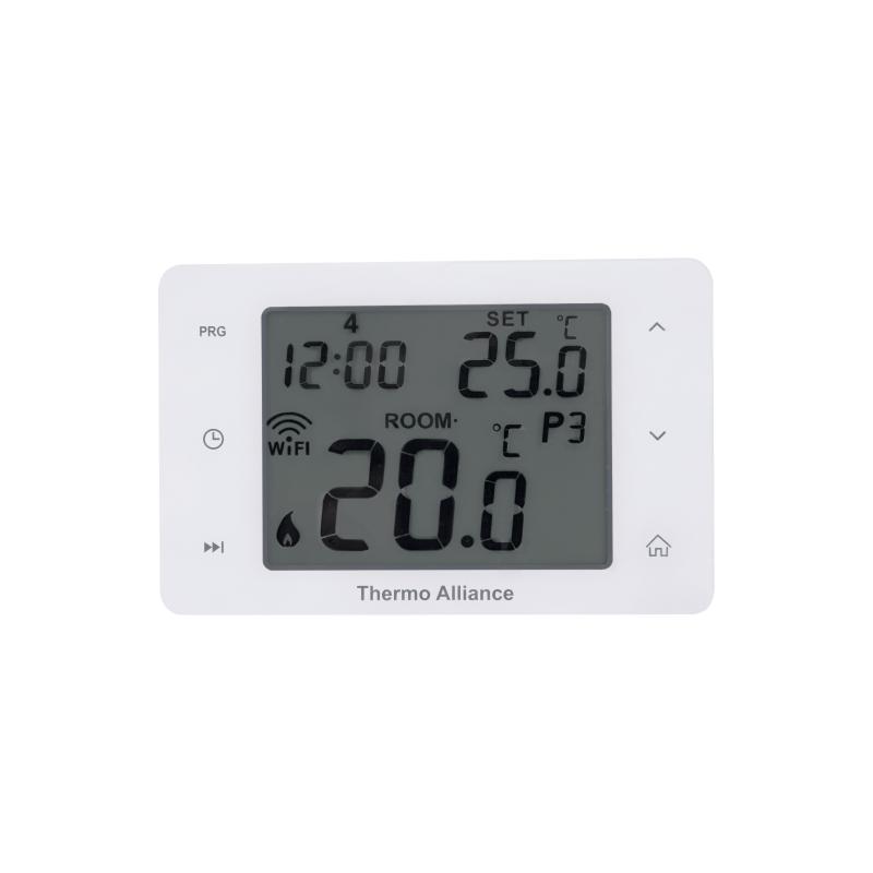 Тижневий програмований термостат Thermo Alliance ТА-2701WiFi сенсорний з WiFi — фото 3