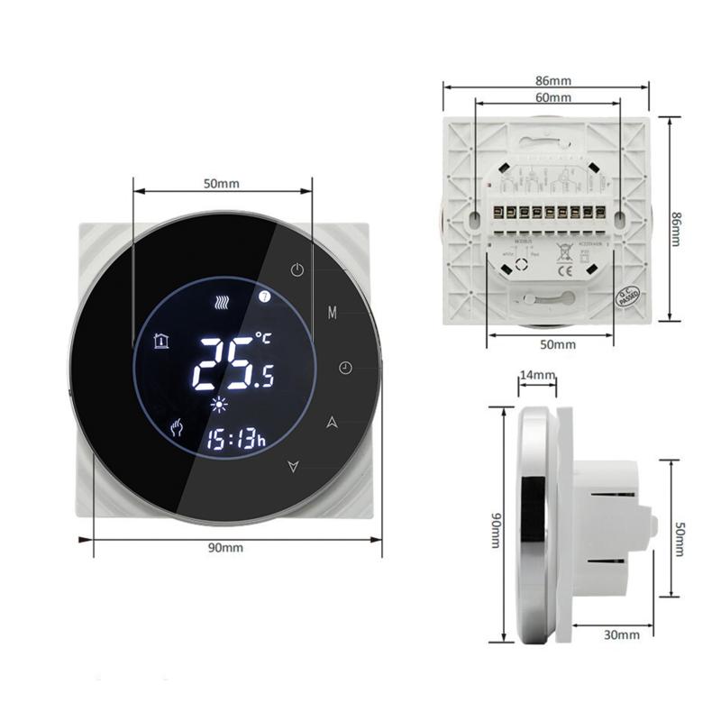Провідний тижневий термостат с WiFi BHT-6000-GALW — фото 2