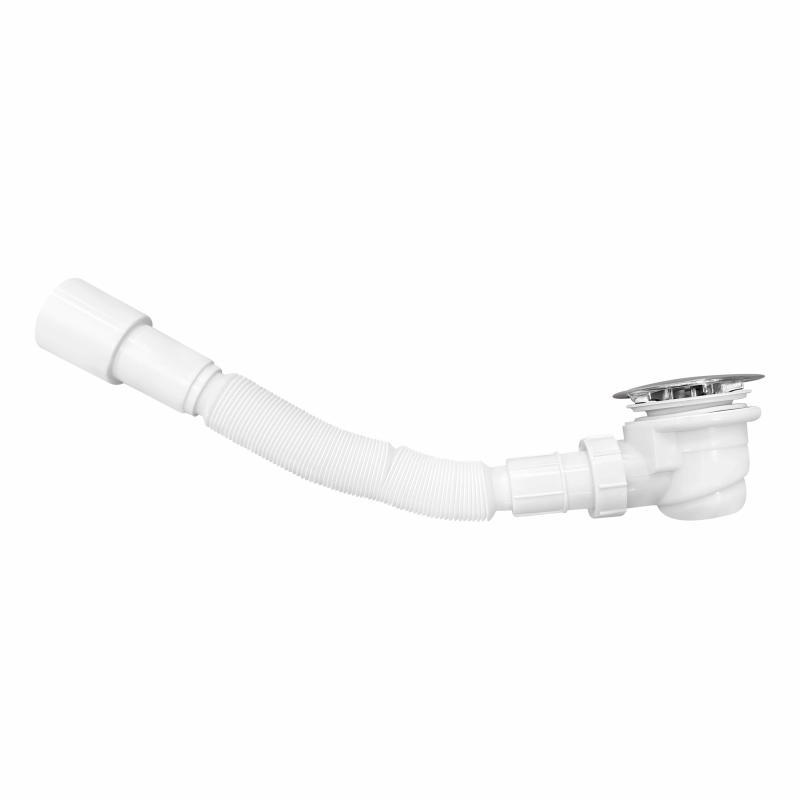 Душовий піддон KAPIELKA ST100x80х14 низький, прямокутний, діаметр зливу 52 мм Lidz — фото 5