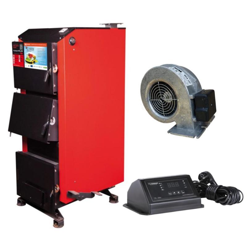 Thermo Alliance Vulcan Plus V 3.0 Котел твердопаливний сталевий VPSFW 50 + Вентилятор котла до 40 кВт, 