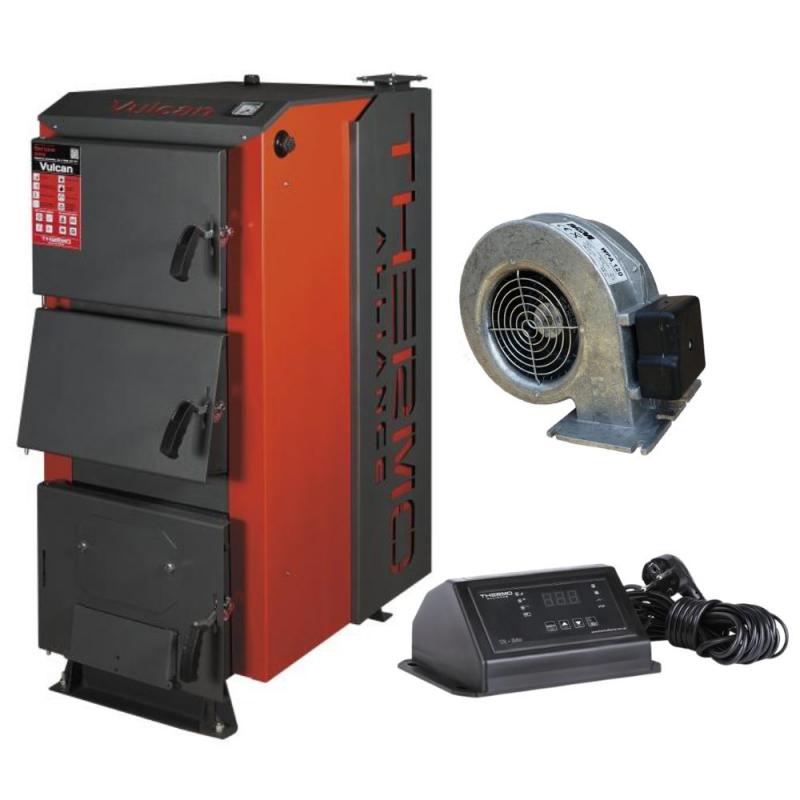 Thermo Alliance Vulcan V 3.0 Котел сталевий твердопаливний SF 35 + Вентилятор котла до 40 кВт, 