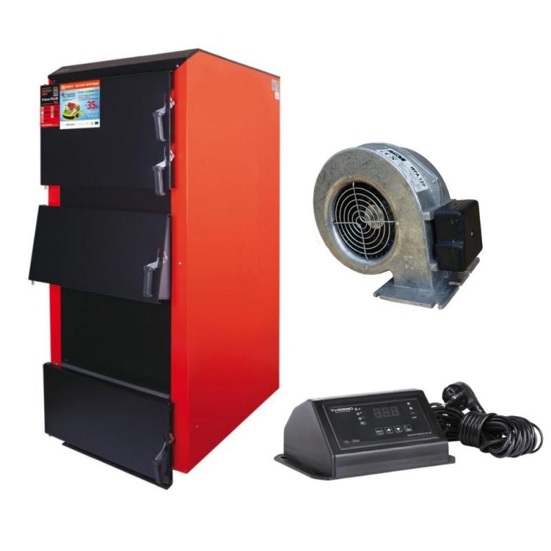 Thermo Alliance Vulcan Plus V 3.0 Котел твердопаливний сталевий VPSFW 100 + Вентилятор котла від 60 до 70 кВт, 