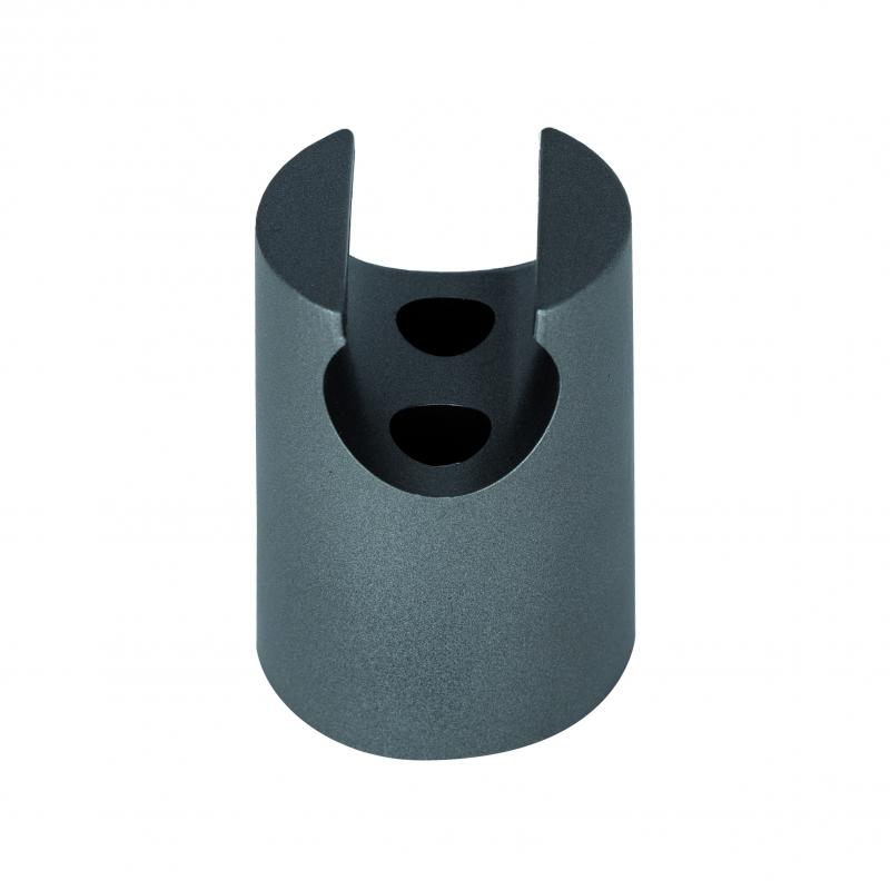 Тримач для ручного душу Qtap Spojeni округлий QT829910842854GRP Graphite — фото 2