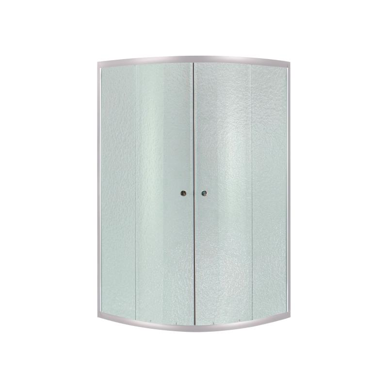 Душова кабіна Lidz Latwa SC90x90.SAT.LOW.FR, скло Frost 4 мм + Lidz Душовий піддон KAPIELKA ST90x90x14 — фото 3