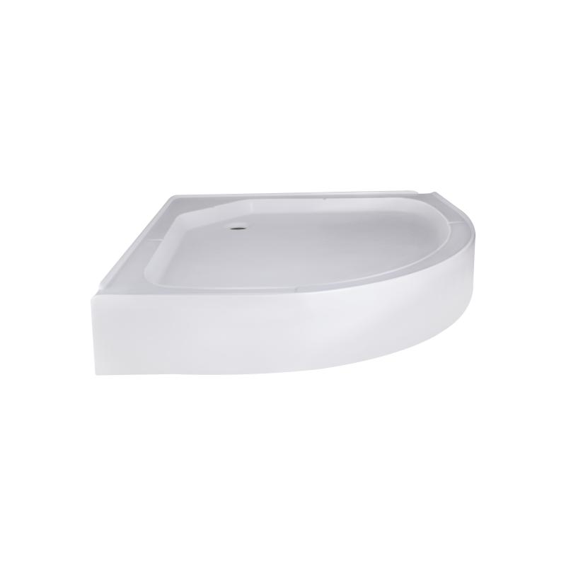Душова кабіна Lidz Latwa SC80x80.SAT.LOW.FR, скло Frost 4 мм + Lidz Душовий піддон KAPIELKA ST80x80x14 — фото 10