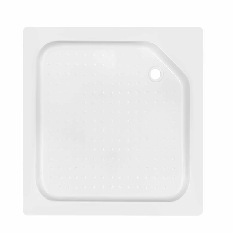Душова кабіна Lidz Wawel SC90x90.SAT.LOW.FR, скло Frost 4 мм + Lidz Душовий піддон KAPIELKA ST90x90х14 — фото 9