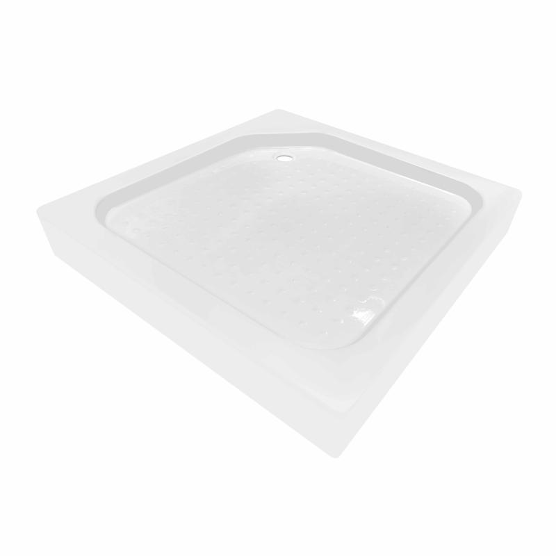 Душова кабіна Lidz Wawel SC90x90.SAT.LOW.FR, скло Frost 4 мм + Lidz Душовий піддон KAPIELKA ST90x90х14 — фото 10