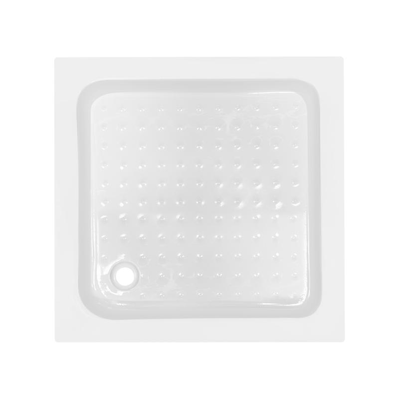 Душова кабіна Lidz Wawel SC80x80.SAT.LOW.GR, скло тон. 4 мм + Lidz Душовий піддон KAPIELKA ST80x80х14 — фото 9