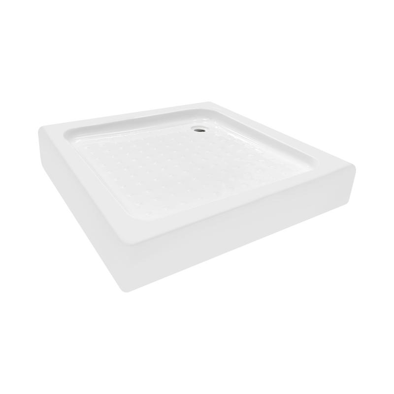 Душова кабіна Lidz Wawel SC80x80.SAT.LOW.GR, скло тон. 4 мм + Lidz Душовий піддон KAPIELKA ST80x80х14 — фото 10