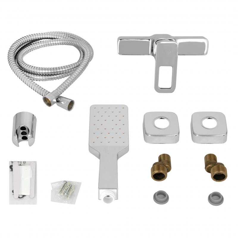 Змішувач для душу Lidz Wawel 010 (з душовим гарнітуром) (k40) LDWAW010CRM45390 Chrome — фото 7