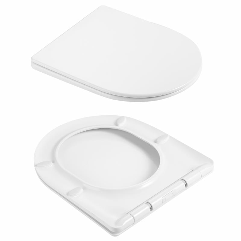 Унітаз підвісний Qtap Taurus безободковий з сидінням Soft-close QTTAU26W45428 — фото 7