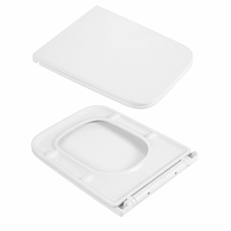 Унітаз підвісний Qtap Gemini безободковий з сидінням Soft-close QTGEM26W45430 — фото 8