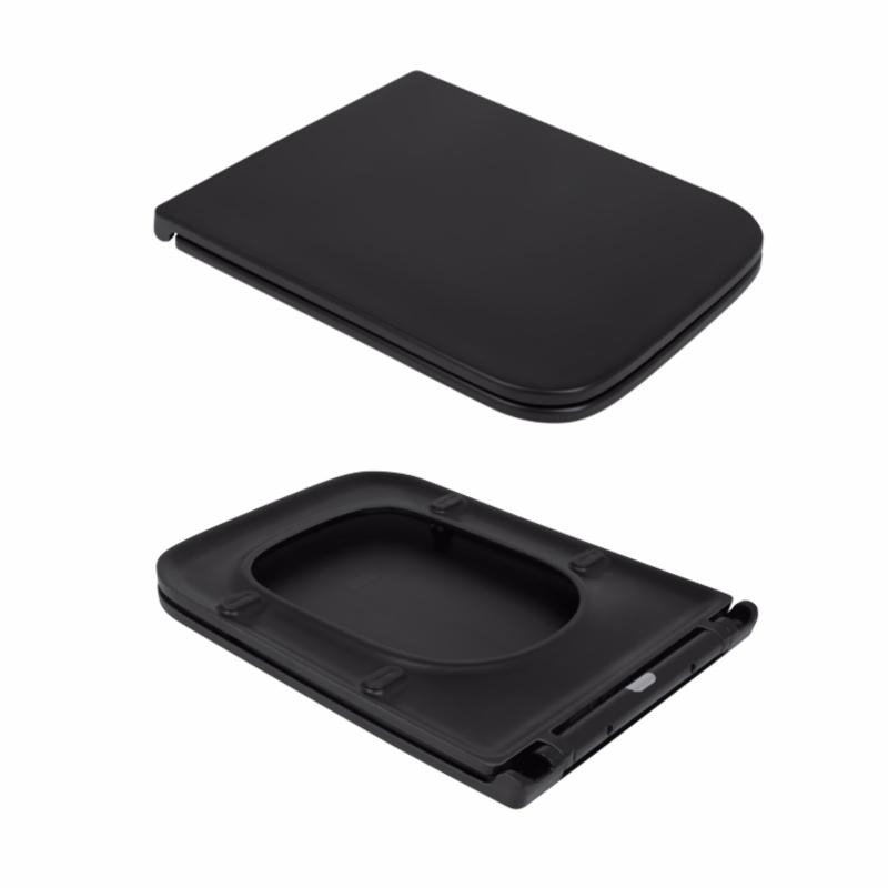 Унітаз підвісний Qtap Gemini безободковий з сидінням Soft-close QT2533076EUQMB — фото 8