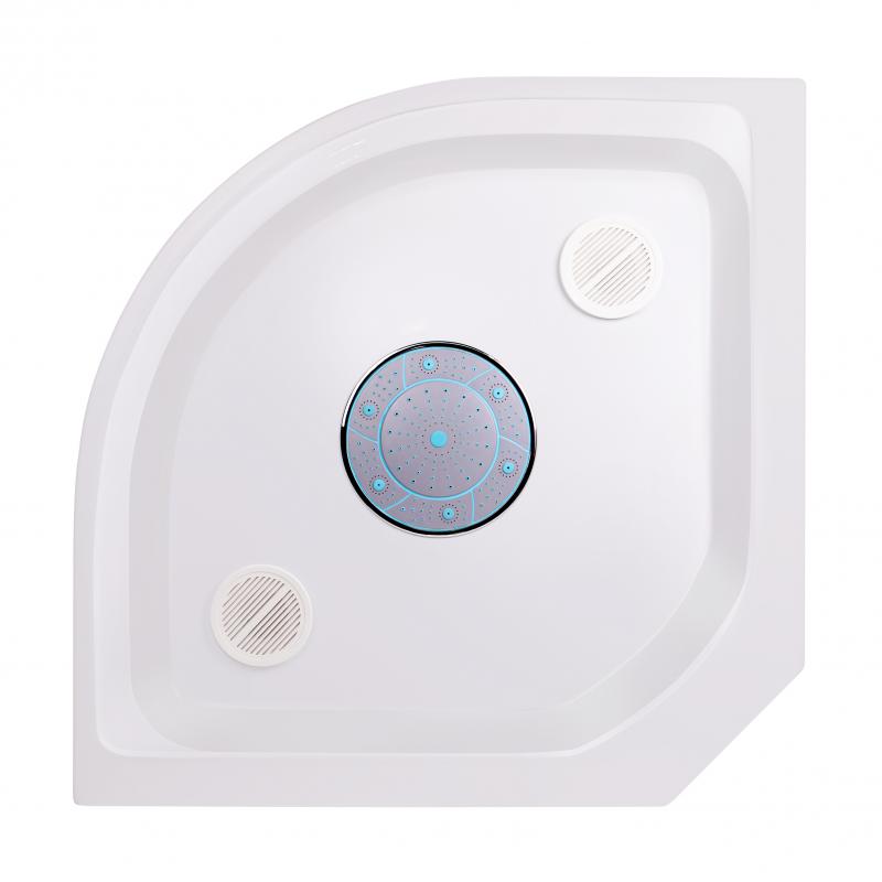 Гідромасажний бокс Lidz Tani SBM90x90.SAT.LOW.FR, скло Frost 4 мм — фото 15
