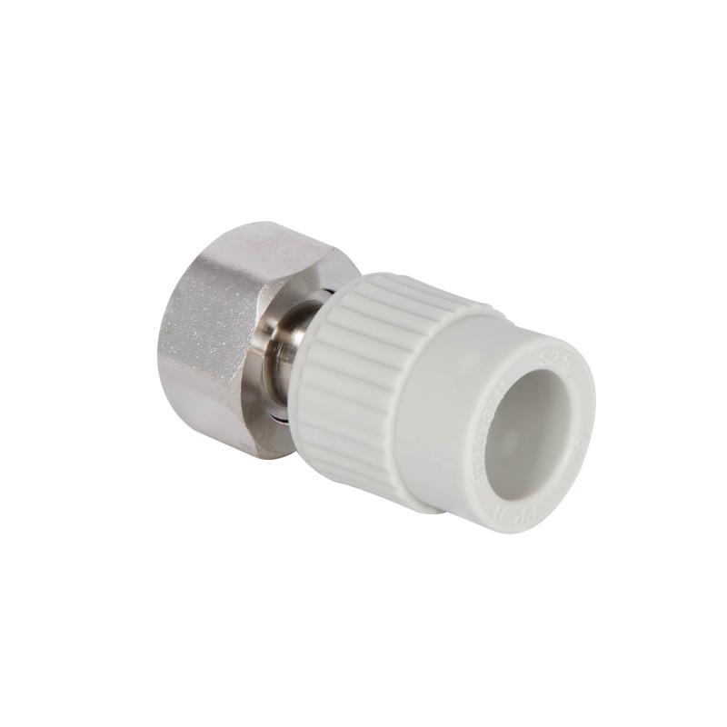 Муфта під Євроконус PPR із накидною гайкою Thermo Alliance 20х3/4" ВР з латунним штоком — фото 2