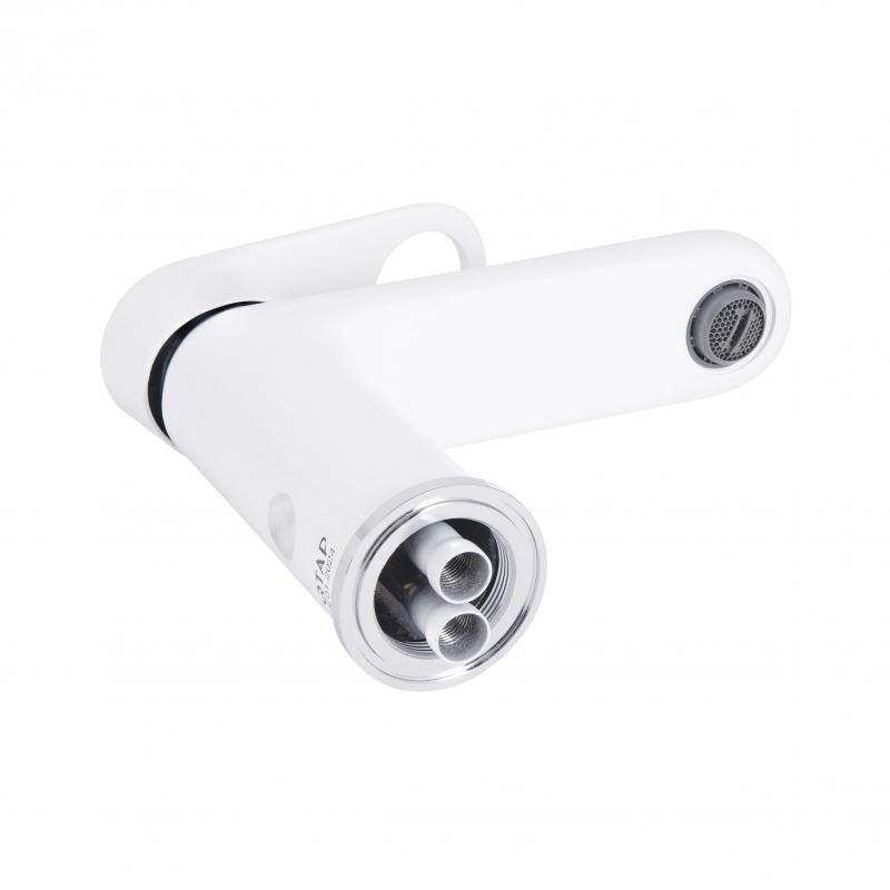 Змішувач для раковини Qtap Jay QTJAY270CRW45551 Chrome/White — фото 3