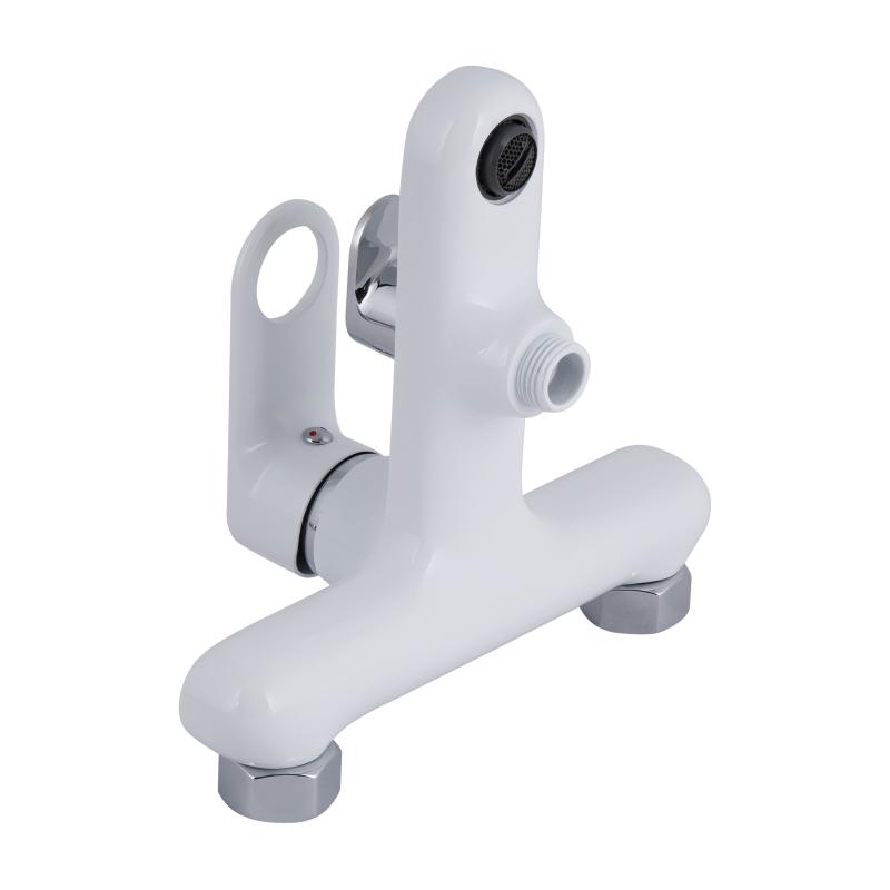 Змішувач для ванни Qtap Jay (з душовим гарнітуром) QTJAY259CRW45553 Chrome/White — фото 3