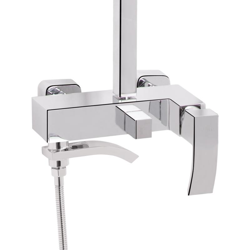Душова система універсальна Qtap Swan Cascada на три споживачі (з виливом) QTSWA111CRM45566 Chrome — фото 4