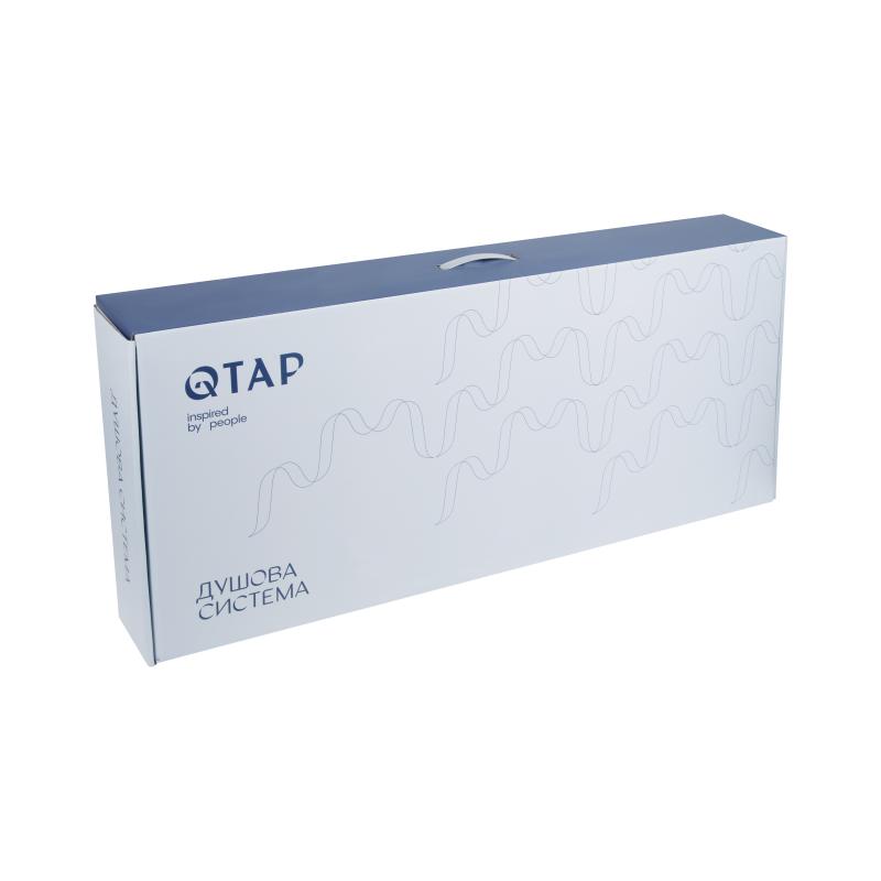 Душова система універсальна Qtap Swan Cascada на три споживачі (з виливом) QTSWA111CRW45570 Chrome/White — фото 11