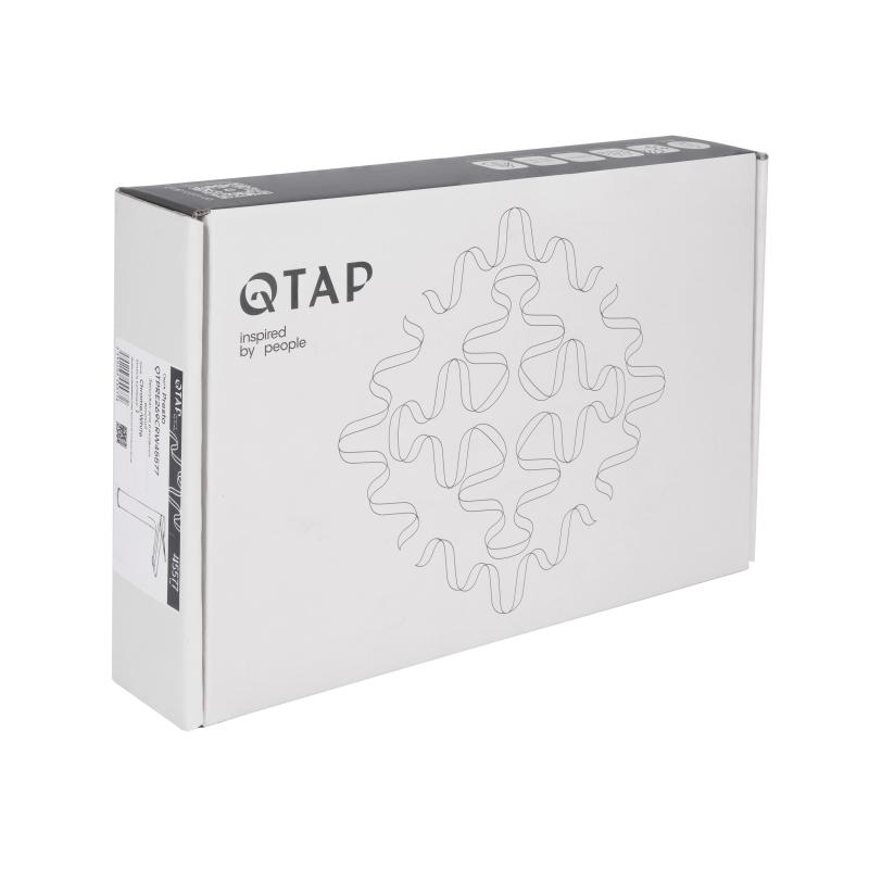 Змішувач для раковини Qtap Presto високий QTPRE269CRW45577 Chrome/White — фото 7