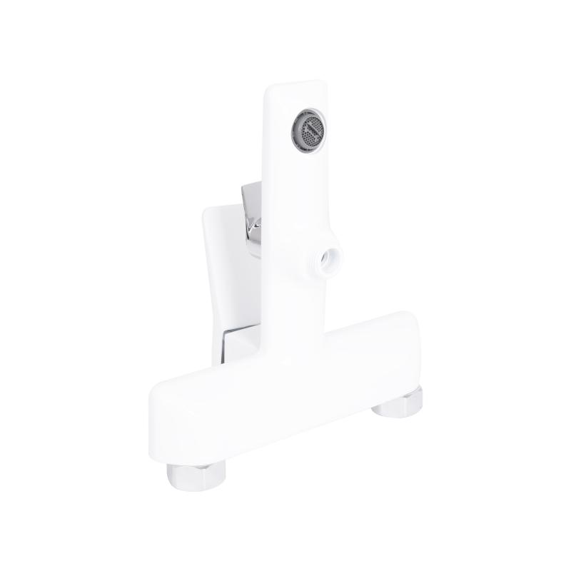 Змішувач для ванни Qtap Presto (з душовим гарнітуром) QTPRE259CRW45579 Chrome/White — фото 4
