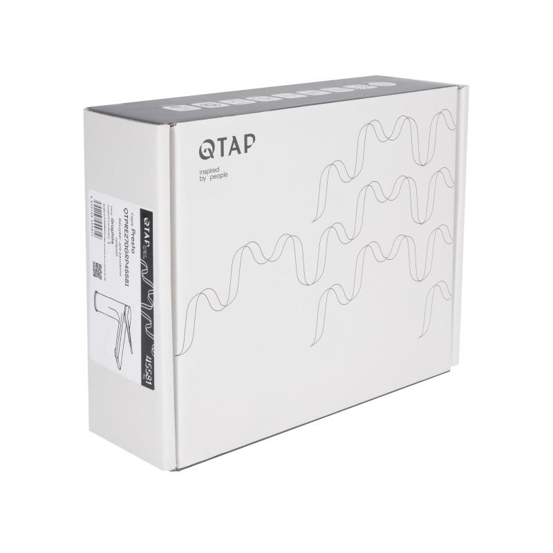 Змішувач для раковини Qtap Presto QTPRE270GRP45581 Gunmetal Black — фото 8