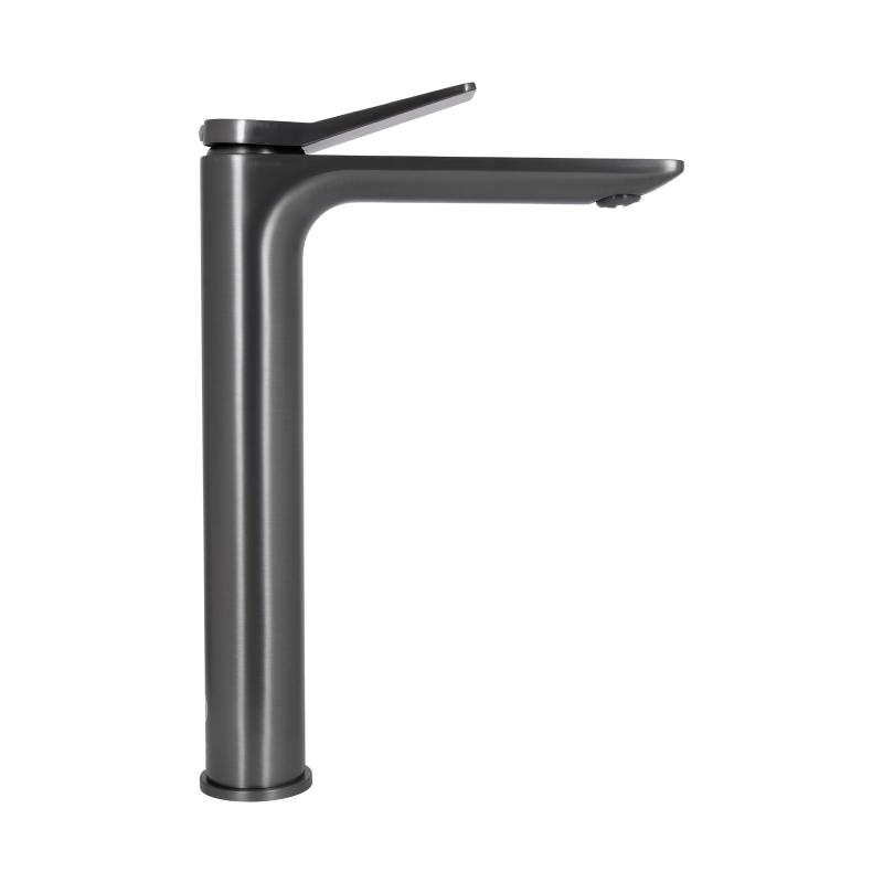 Змішувач для раковини Qtap Presto високий QTPRE269GRP45582 Gunmetal Black — фото 4
