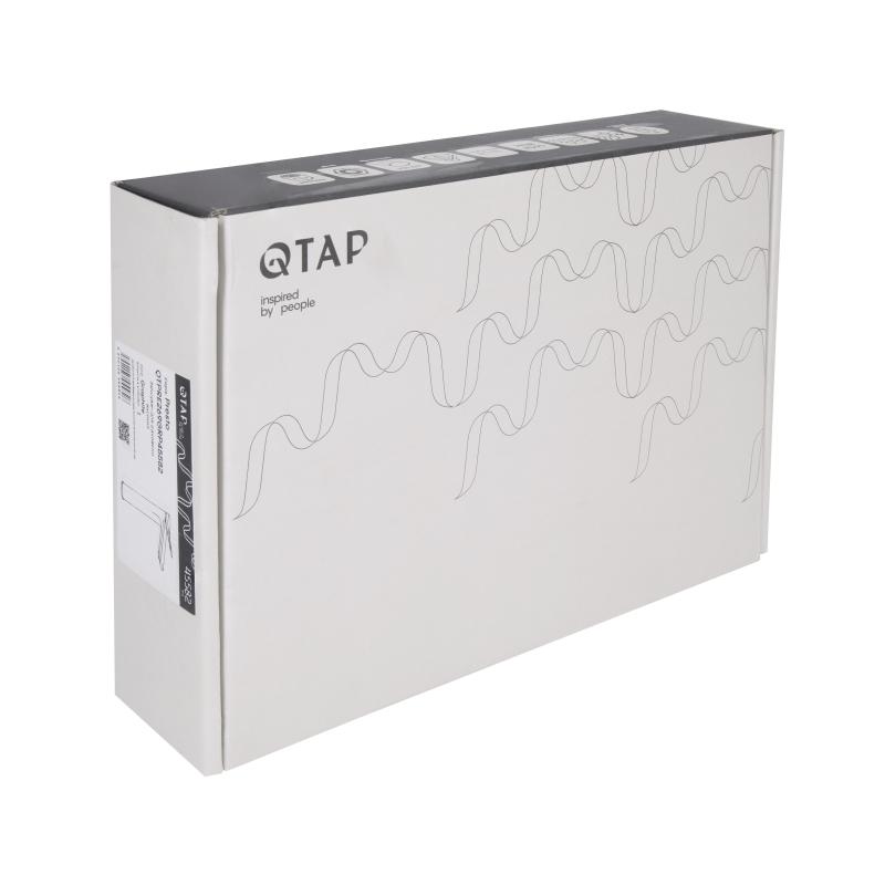 Змішувач для раковини Qtap Presto високий QTPRE269GRP45582 Gunmetal Black — фото 7