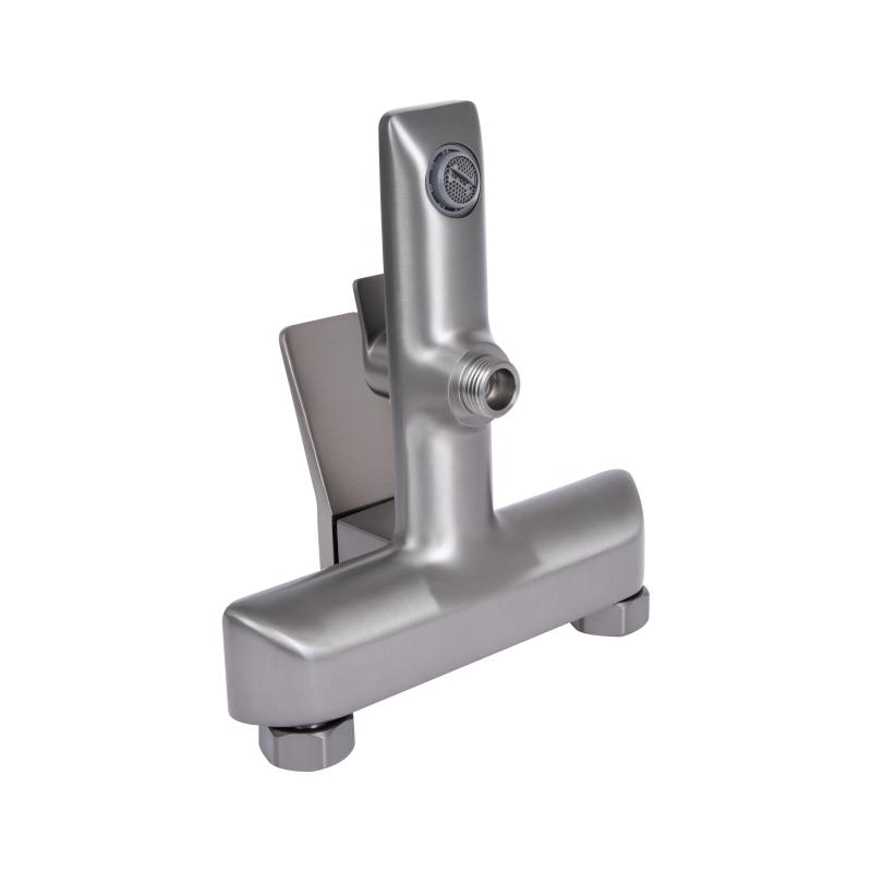 Змішувач для ванни Qtap Presto (з душовим гарнітуром) QTPRE259GRP45584 Gunmetal Black — фото 4