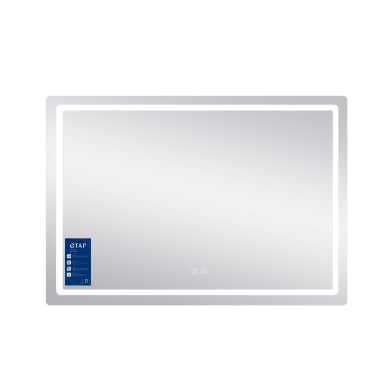 Дзеркало Qtap Mideya 1000х700 з LED-підсвічуванням Touch, з антизапотіванням, димером QT2078NCF10070W — фото 4