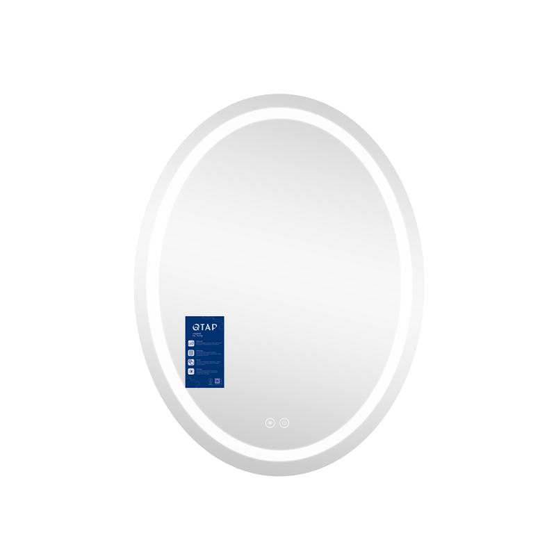 Дзеркало Qtap Mideya 500х700 з LED-підсвічуванням Touch, з антизапотіванням, димером QT2078NCR5070W — фото 4