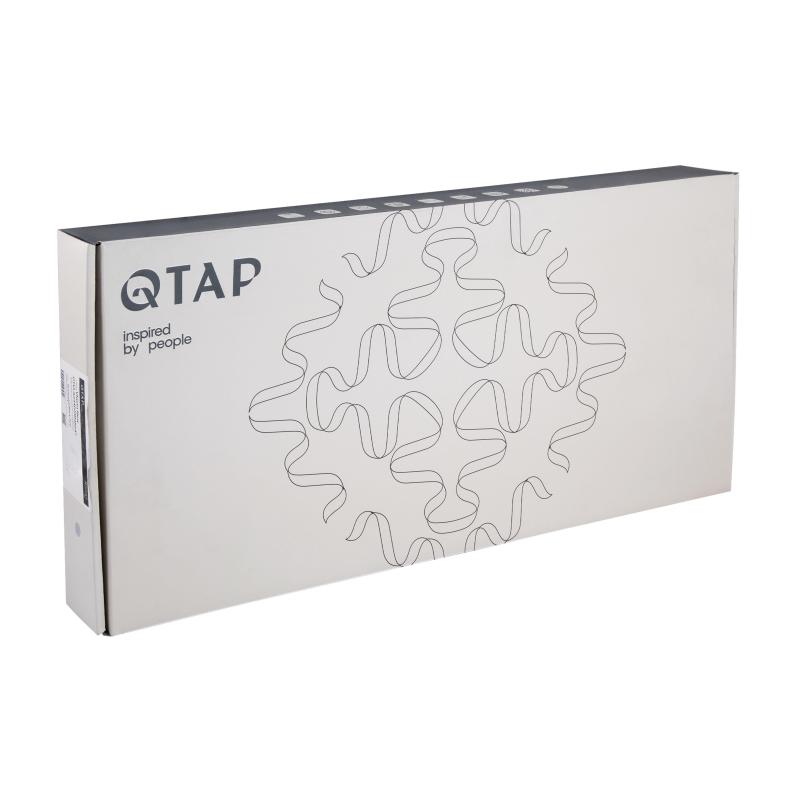Змішувач для кухні Qtap Vlasta New з висувним виливом QTVLA344GMB45647 Gunmetal Black PVD — фото 6