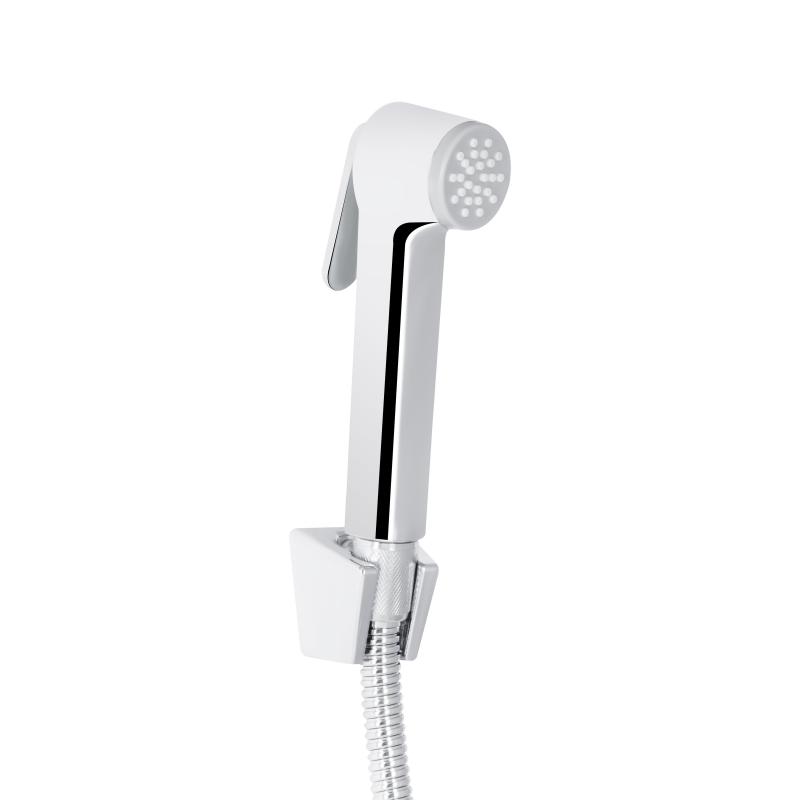 Змішувач для раковини Qtap Grand (з гігієнічним душем) QTGRA272CRW45671 Chrome/White — фото 4