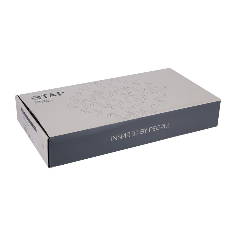 Змішувач для раковини Qtap Gemini високий QTGEM269GMB45680 Gunmetal Black PVD — фото 6