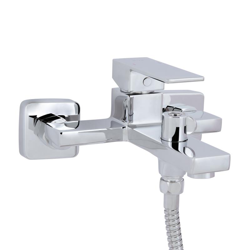 Змішувач для ванни Qtap Gemini (з душовим гарнітуром) QTGEM259CRM45681 Chrome — фото 3