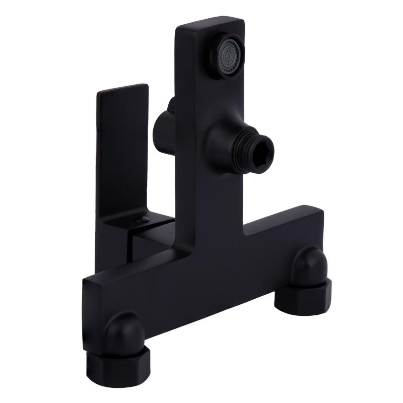 Змішувач для ванни Qtap Gemini (з душовим гарнітуром) QTGEM259BLM45682 Black Matt — фото 6