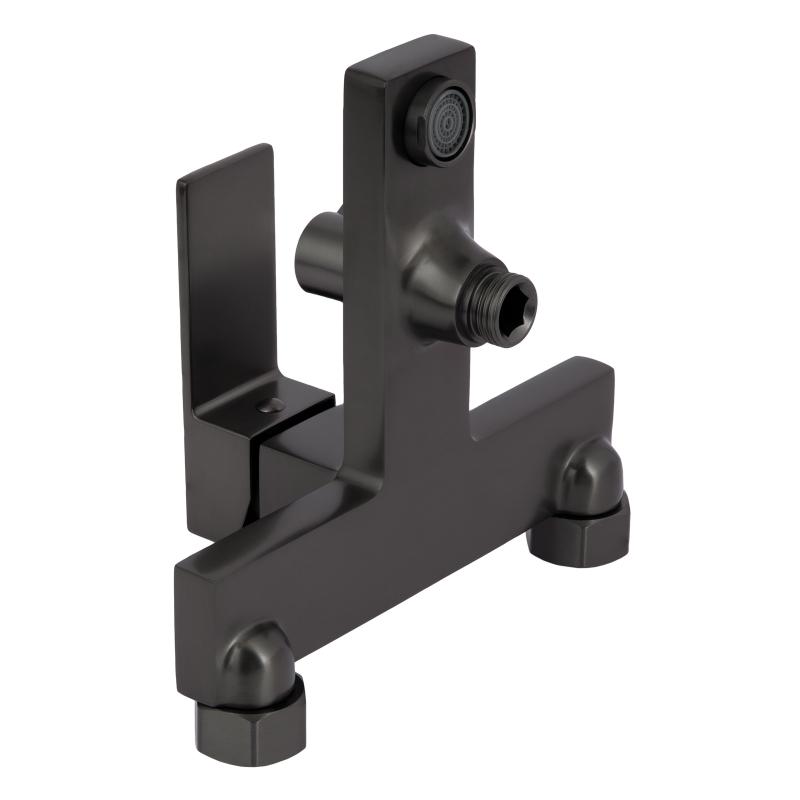 Змішувач для ванни Qtap Gemini (з душовим гарнітуром) QTGEM259GMB45684 Gunmetal Black PVD — фото 6