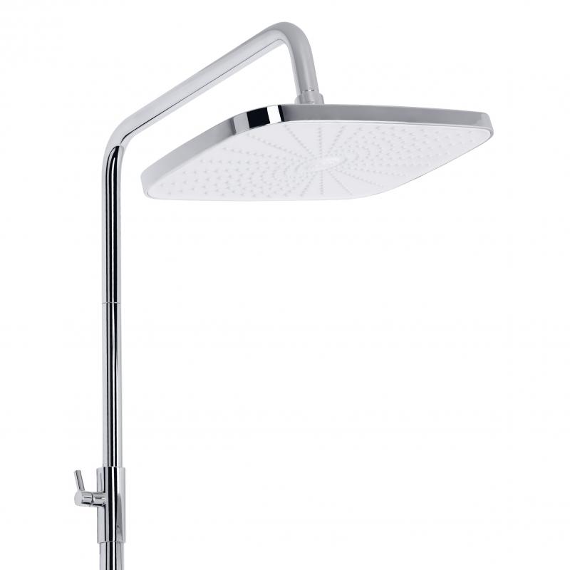 Душова система універсальна Qtap Gemini на три споживачі (з виливом) QTGEM111CRW45687 Chrome/White — фото 5