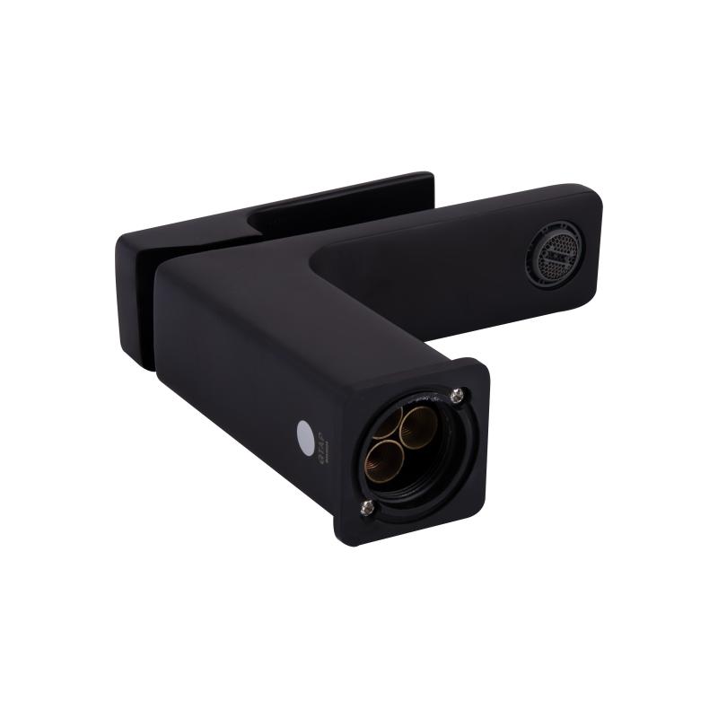 Змішувач для раковини Qtap Gemini (з гігієнічним душем) QTGEM272BLM45690 Black Matt — фото 5