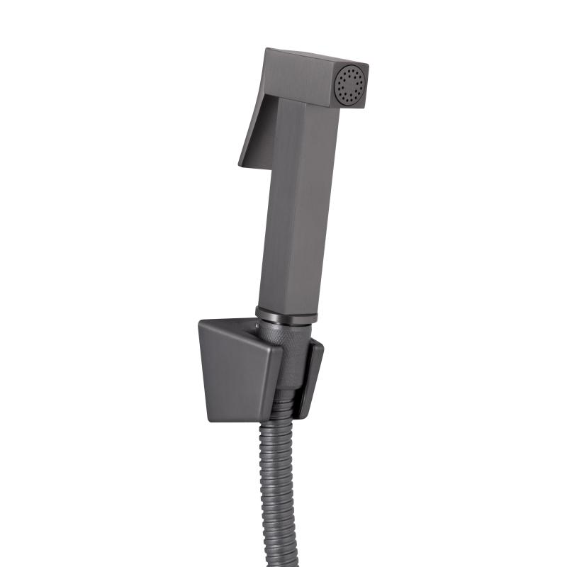Змішувач для раковини Qtap Gemini (з гігієнічним душем) QTGEM272GMB45692 Gunmetal Black PVD — фото 4