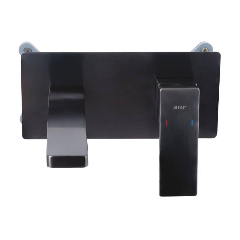 Змішувач для раковини Qtap Gemini прихованого монтажу QTGEM273GMB45695 Gunmetal Black PVD — фото 3