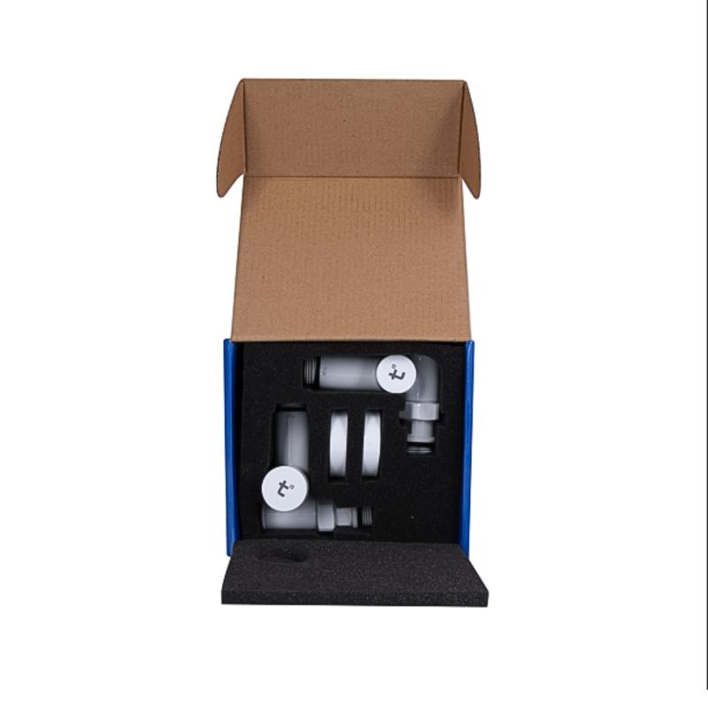 Комплект кранів Thermo Alliance Standart 1/2" бiлий, для рушникосушарки кутовий SF395W15HEW — фото 6