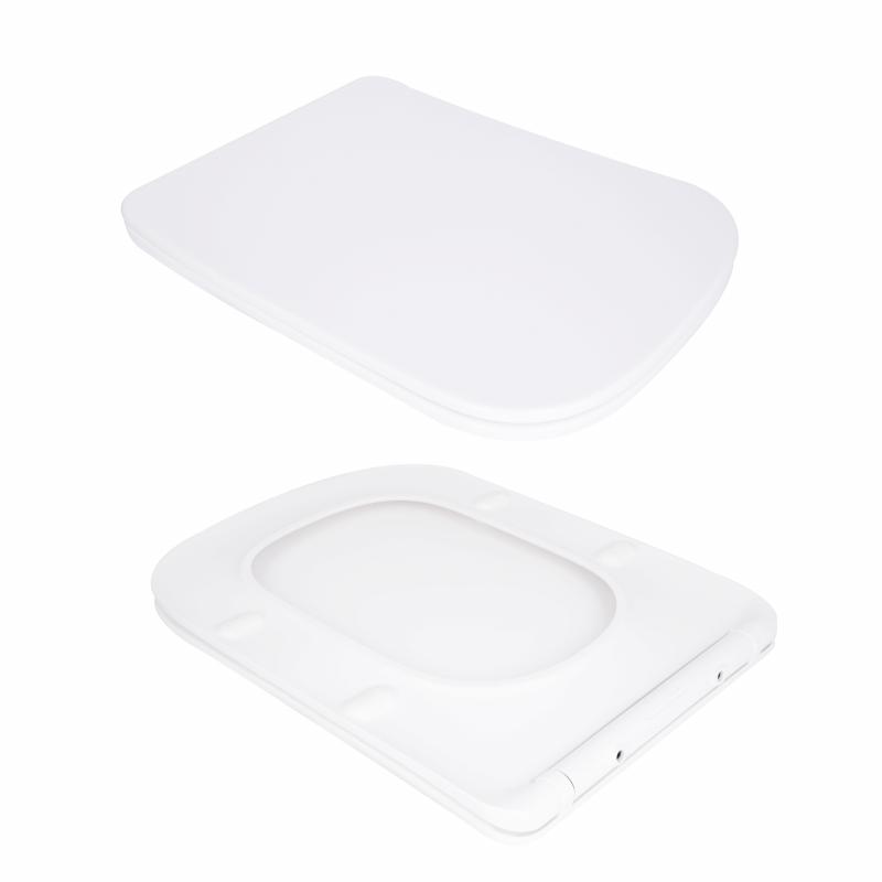 Унітаз підлоговий Qtap Tern Ultra Quiet безобідковий з сидінням Soft-Close QT17226003AW White — фото 8