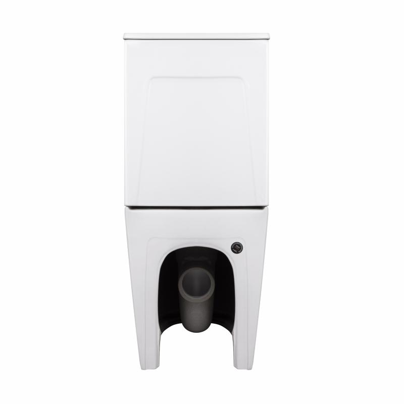 Унітаз-компакт Qtap Robin Ultra Quiet безободковий з сидінням Soft-close QT13226089AW — фото 7