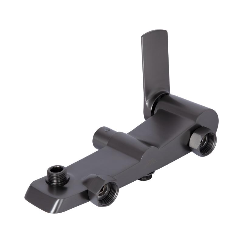 Душова система для душу Qtap Slavonice на два споживачі QTSLA110GMB45913 Gunmetal Black PVD — фото 7