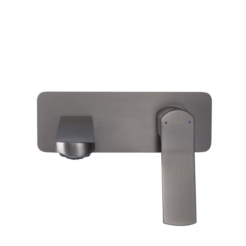 Змішувач для раковини Qtap Slavonice прихованого монтажу QTSLA273GMB45920 Gunmetal Black PVD — фото 4