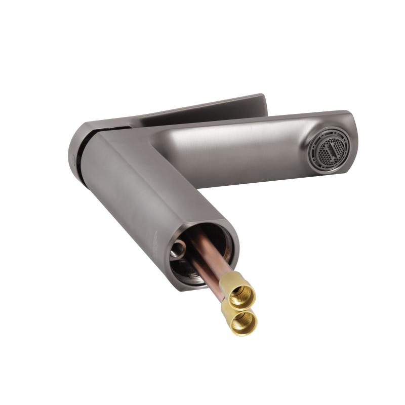 Змішувач для раковини Qtap Slavonice QTSLA270GMB45924 Gunmetal Black PVD — фото 3
