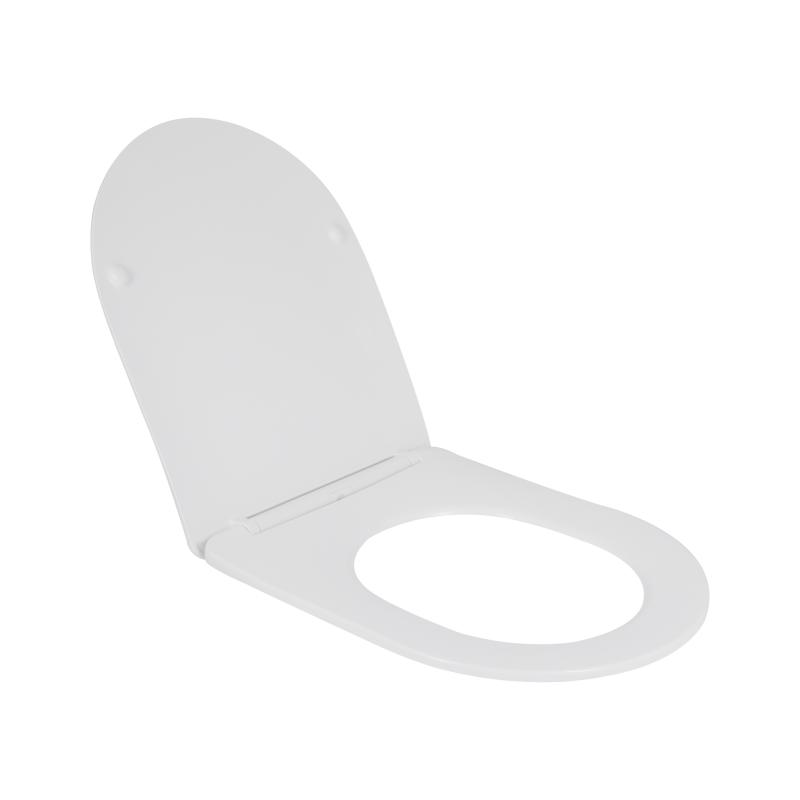 Сидіння для унітаза Qtap (Jay 490, Swan 490) з мікроліфтом Slim QT99SC6106W — фото 3