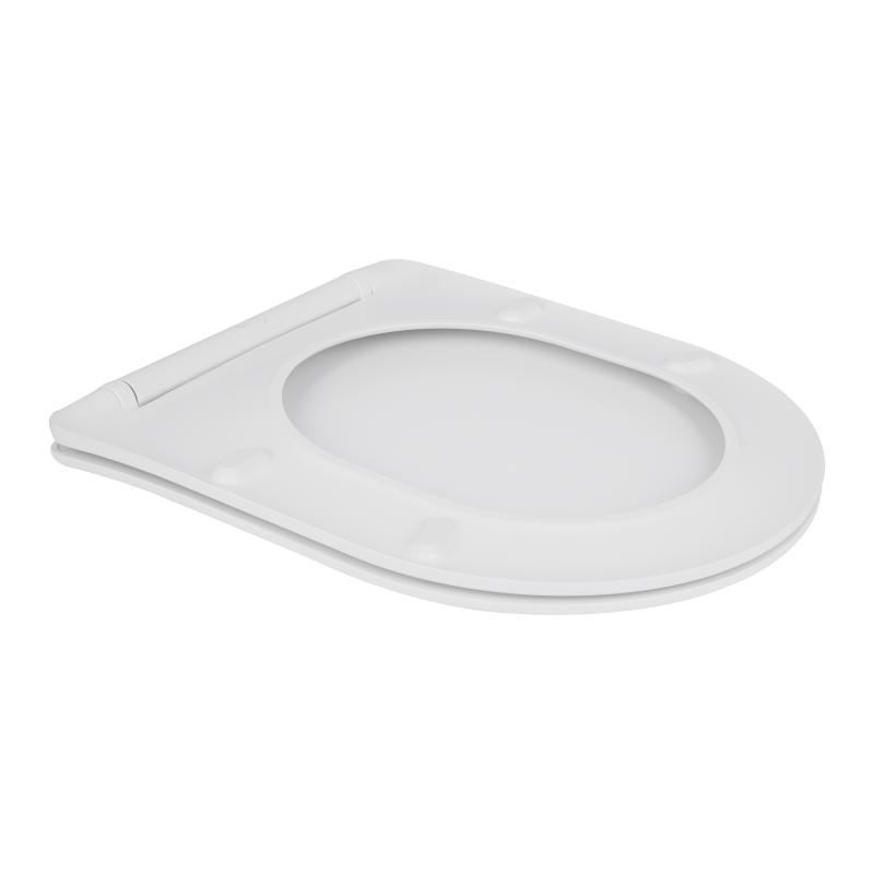 Сидіння для унітаза Qtap (Jay 490, Swan 490) з мікроліфтом Slim QT99SC6106W — фото 4
